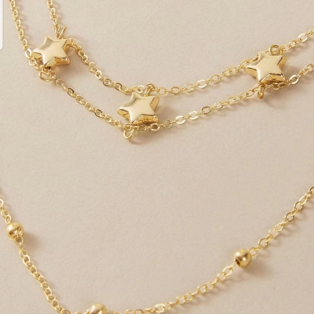 *Mercedes* Star Choker Necklace - Picture 3 of 4